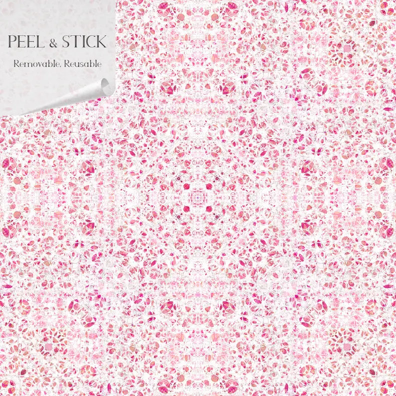 Poppies' French Country Floral Peel & Stick Wallpaper SBC-LTD