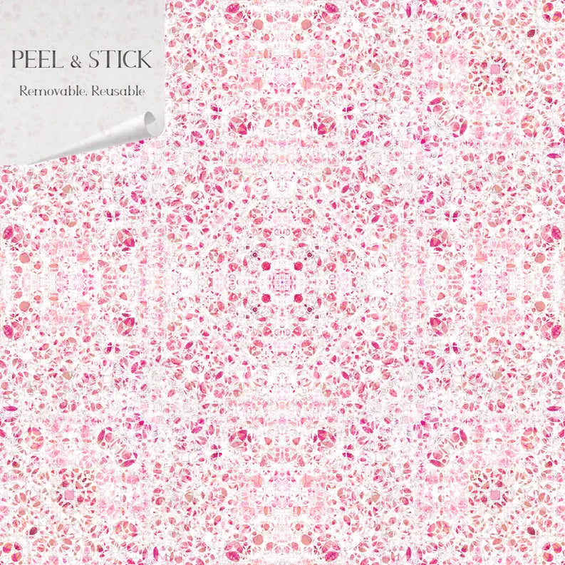 Poppies' French Country Floral Peel & Stick Wallpaper SBC-LTD