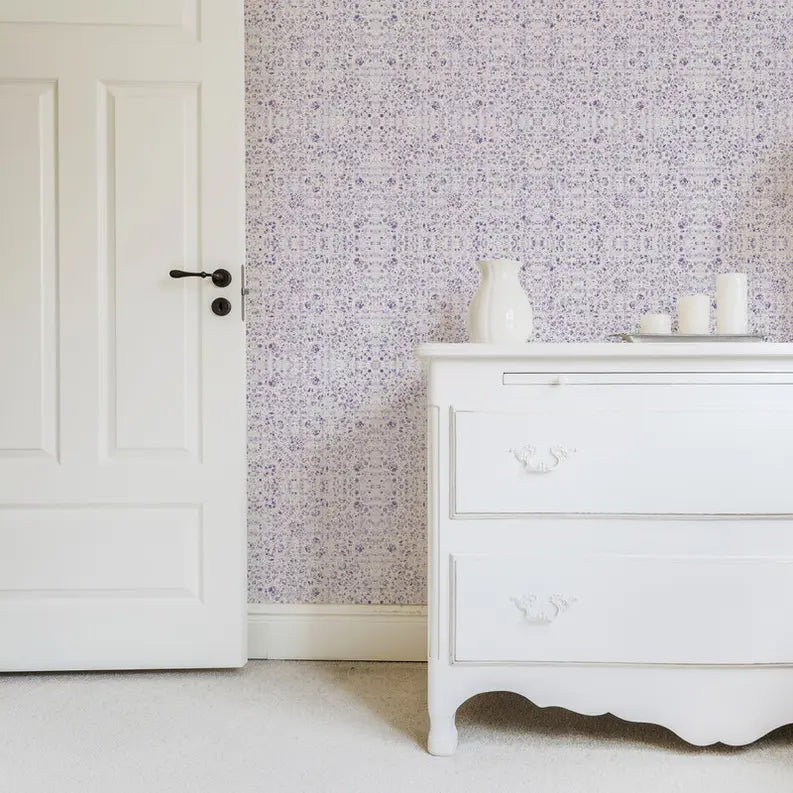 Poppies' French Country Floral Peel & Stick Wallpaper SBC-LTD