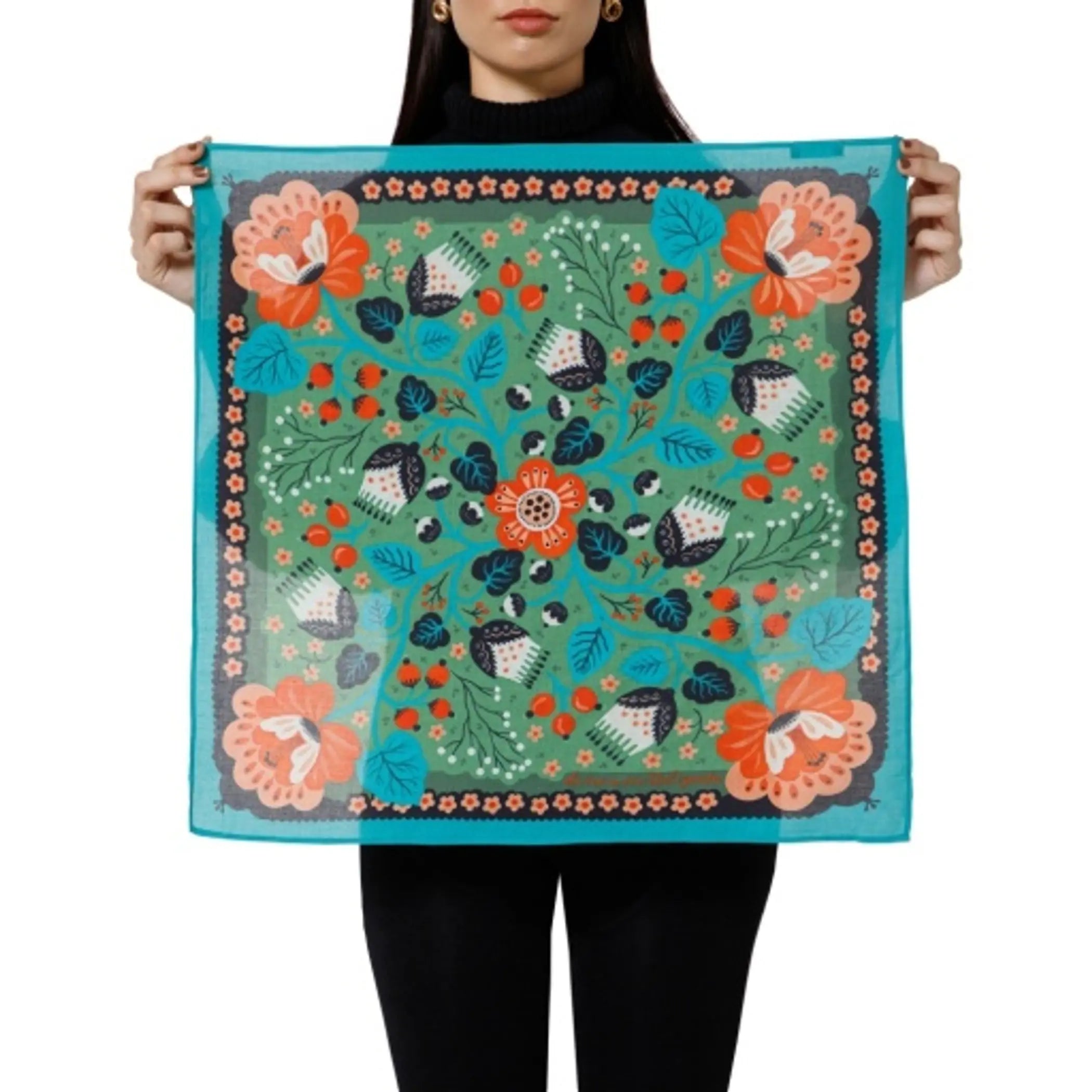Poppy Seeds Scarf Bandana Vismaya