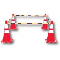Portable Retractable Traffic Cone Bar, Y MUTUAL INDUSTRIES INC.