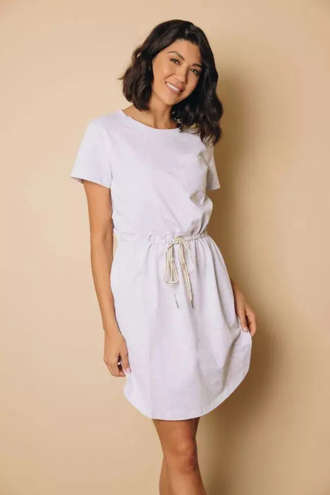 Porter Drawstring Mini Dress Stay Warm in Style