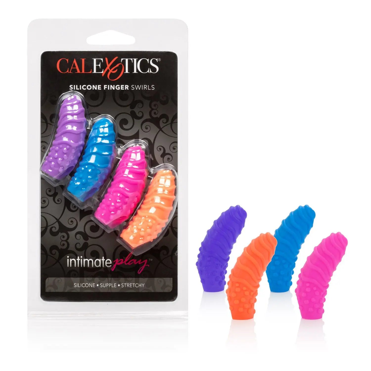 Posh Silicone Finger Teasers Swirl California Exotic Novelties
