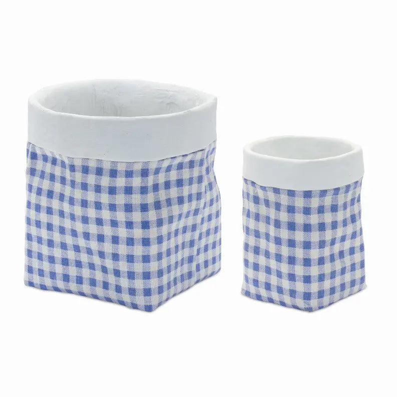 Pot (Set of 2) 3.75"L x 5.5"H, 6.5"L x 6.75"H Cement Melrose Intl.