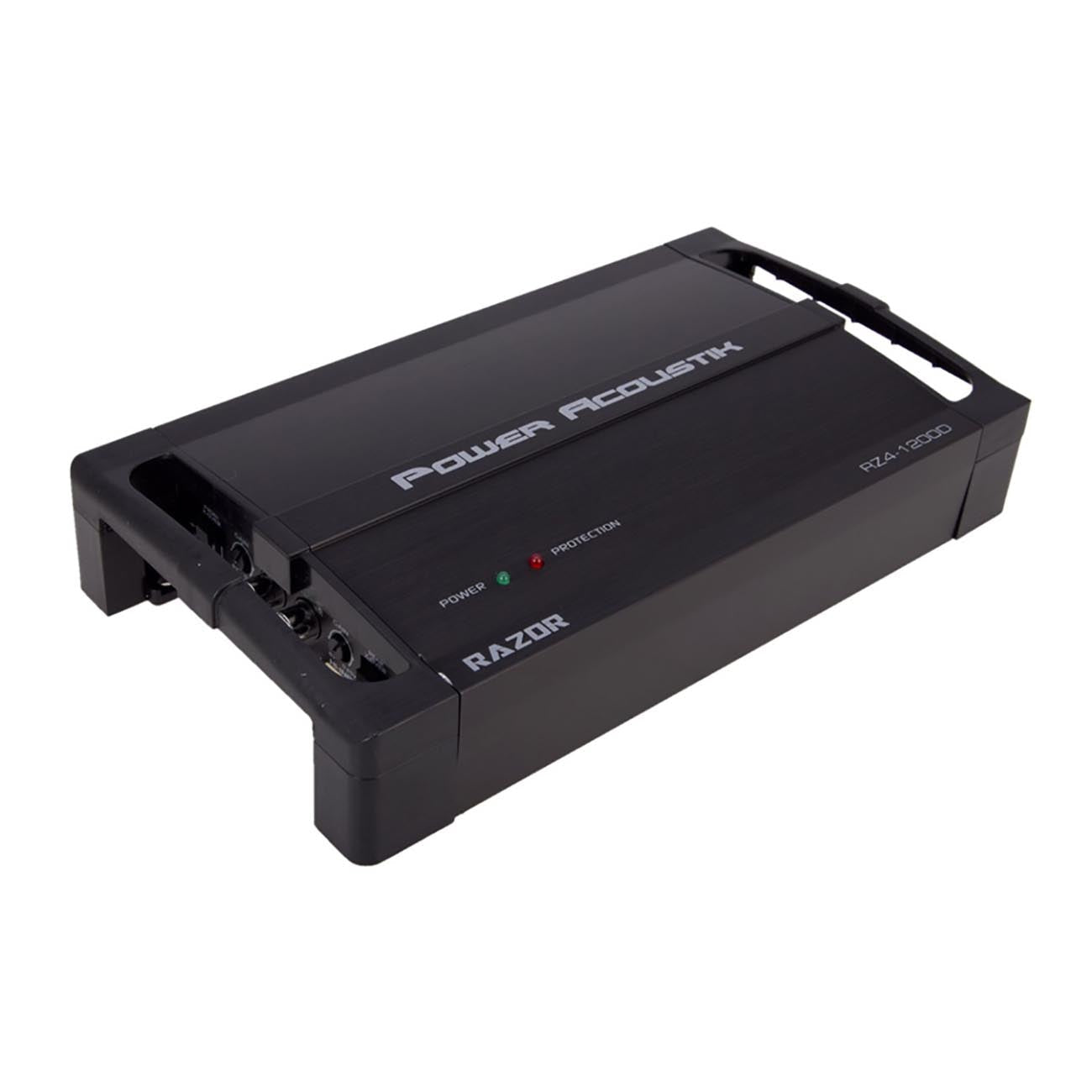 Power Acoustik Compact 4 Channel Amplifier - 600w Rms/1200w Max Power Acoustik