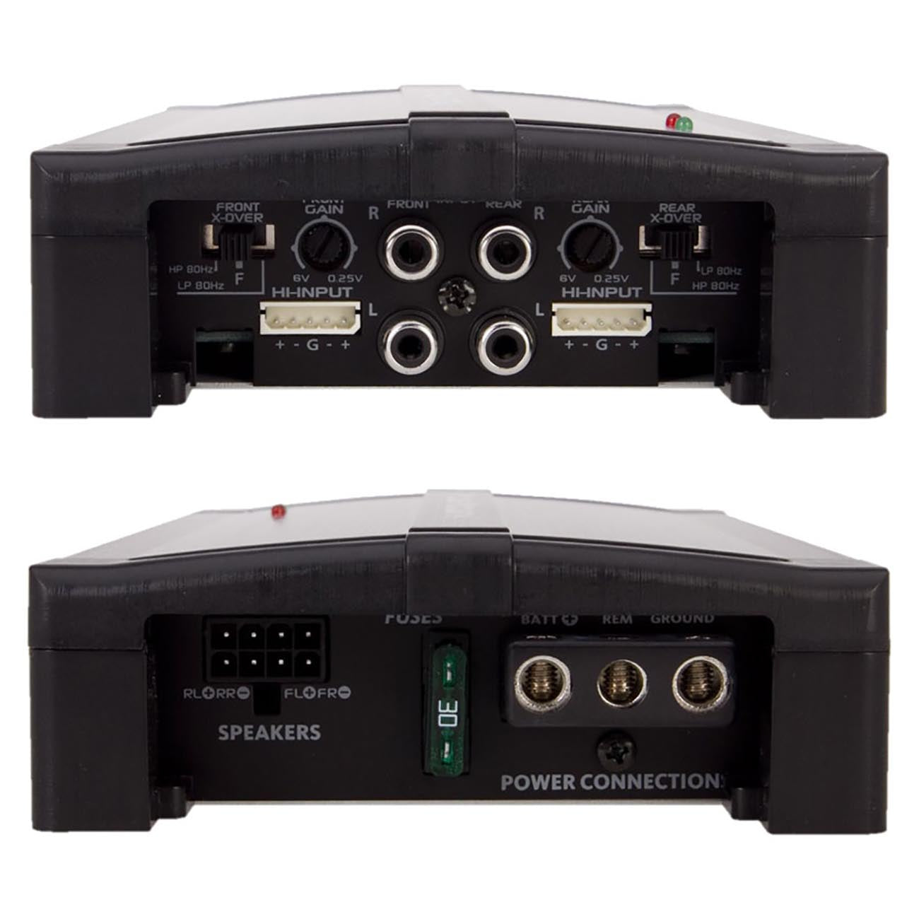 Power Acoustik Compact 4 Channel Amplifier - 600w Rms/1200w Max Power Acoustik