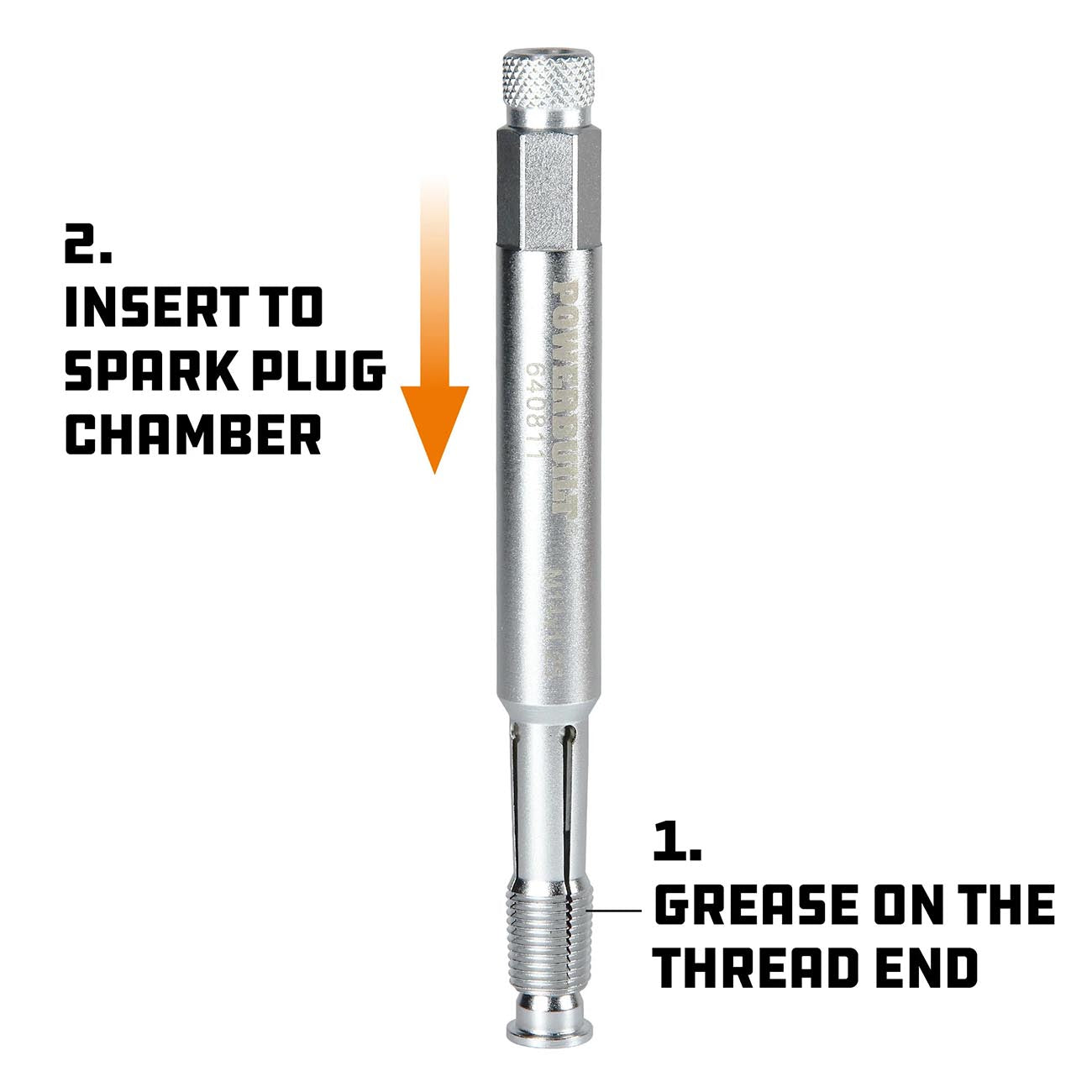 Powerbuilt 14mm Back Tap Thread Repair Tool POWERBUILT