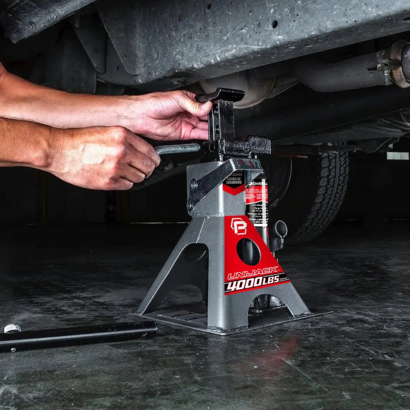 Powerbuilt 2-ton Unijack Combination Hydraulic Bottle Jack & Jackstand In One POWERBUILT