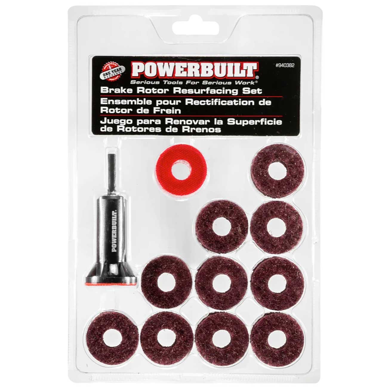 Powerbuilt Brake Rotor Wheel Hub Lug Stud Resurfacing Kit POWERBUILT