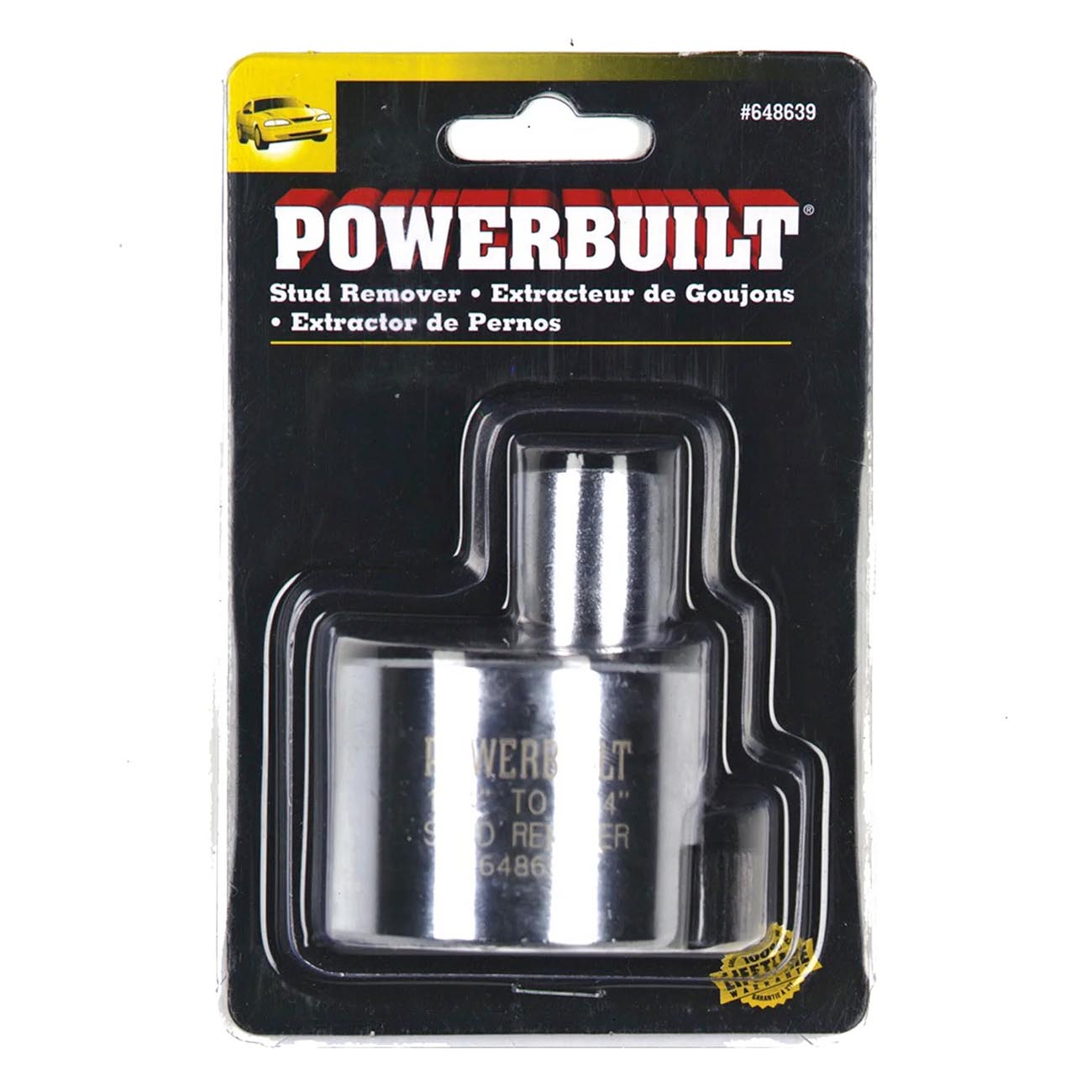 Powerbuilt Broken Stud & Bolt Remover: 1/4" To 3/4" POWERBUILT