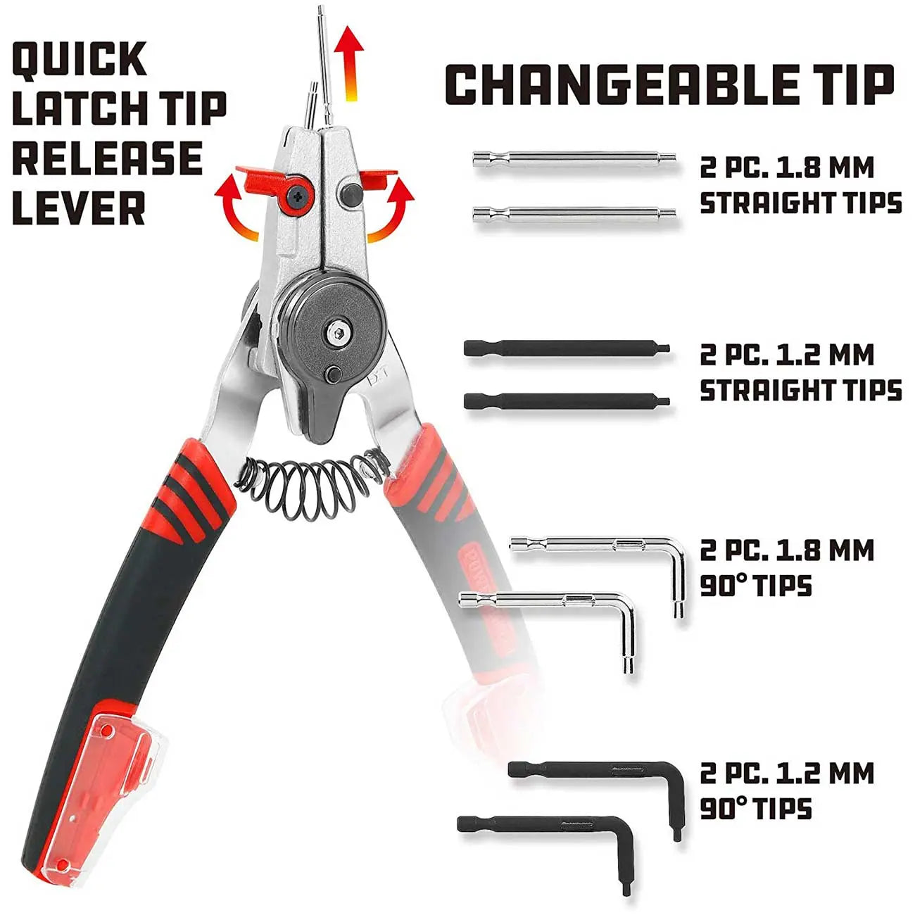 Powerbuilt Combination Switch Internal/external Snap Ring Pliers POWERBUILT