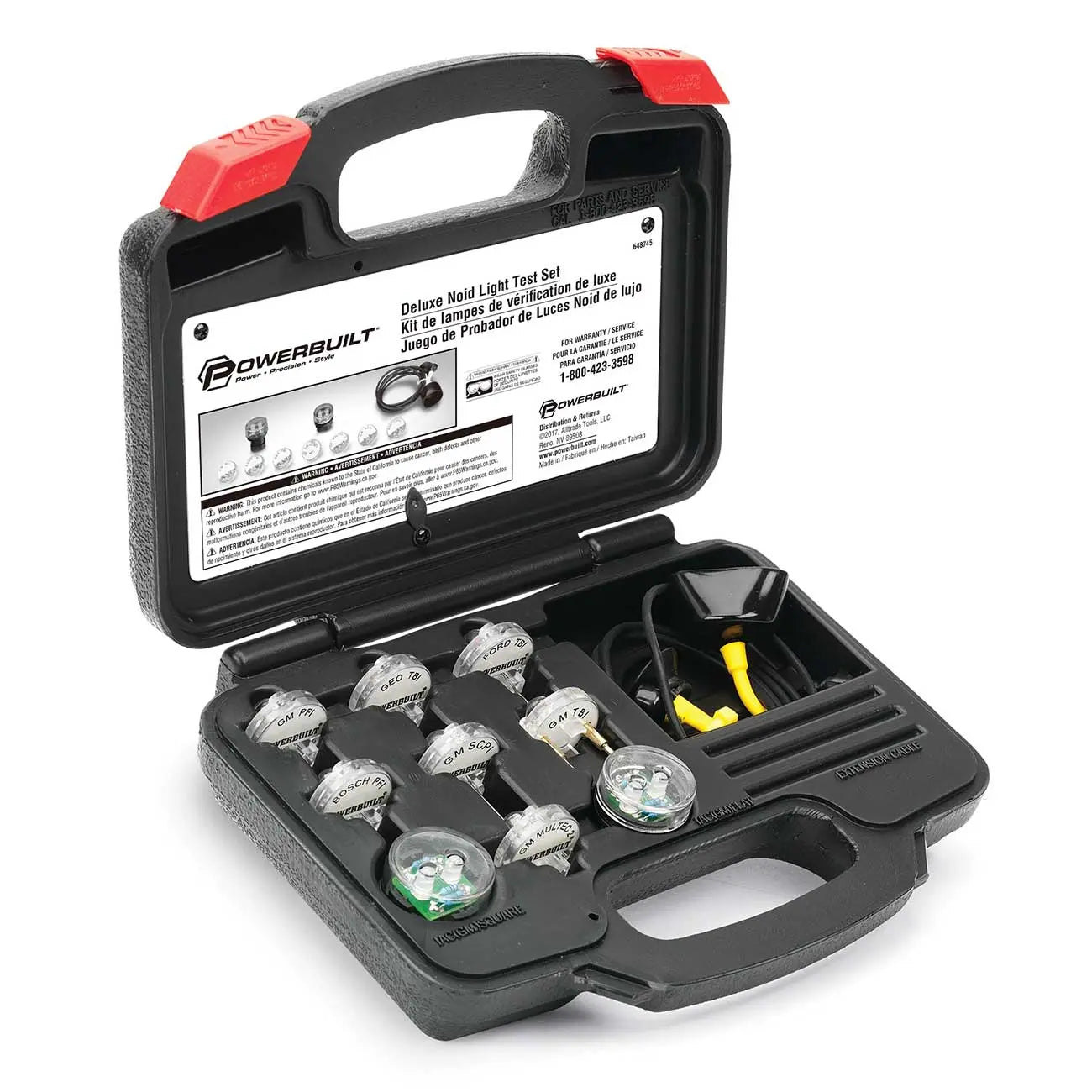Powerbuilt Deluxe Fuel Injection Test Noid Light Kit POWERBUILT