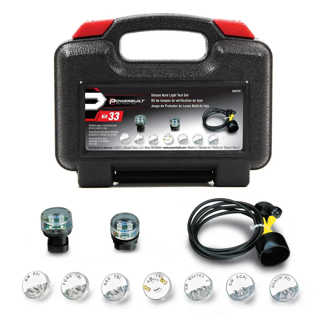 Powerbuilt Deluxe Fuel Injection Test Noid Light Kit POWERBUILT