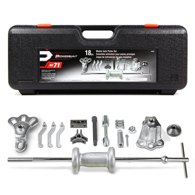 Powerbuilt Master Axle Puller Kit (18 Piece) POWERBUILT