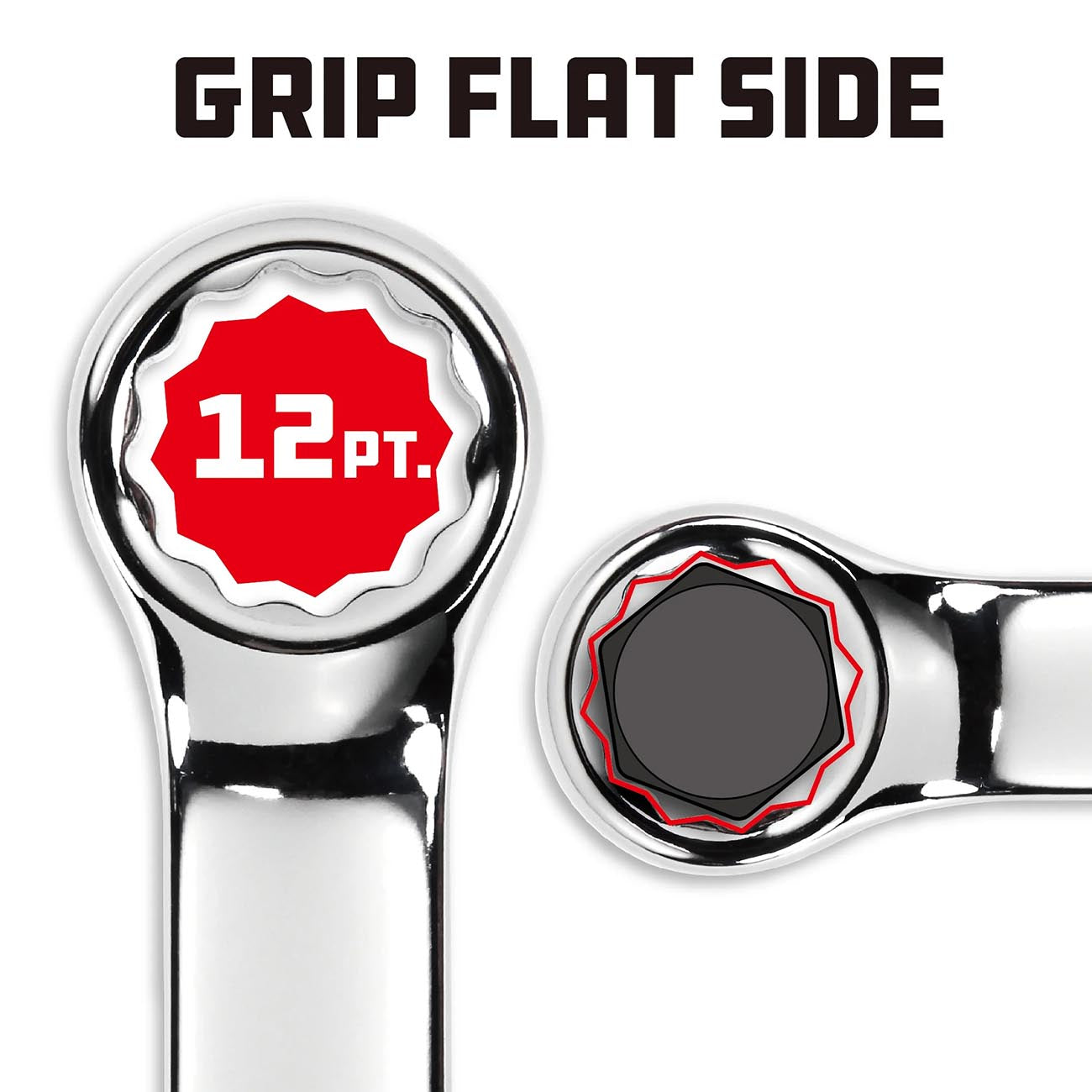 Powerbuilt Metric 11mm Combination Wrench - Fully Polished POWERBUILT