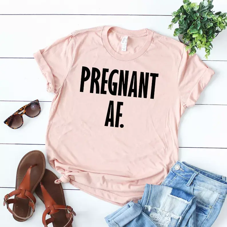 Pregnant AF Bella Bean