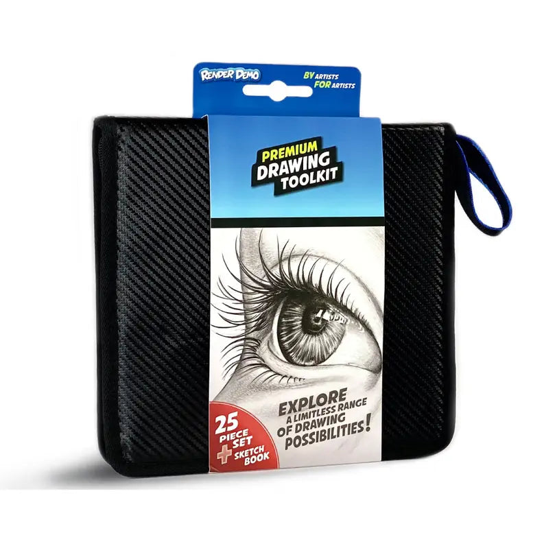 Premium Drawing Set // 26 Piece Set Render Demo Design Studio