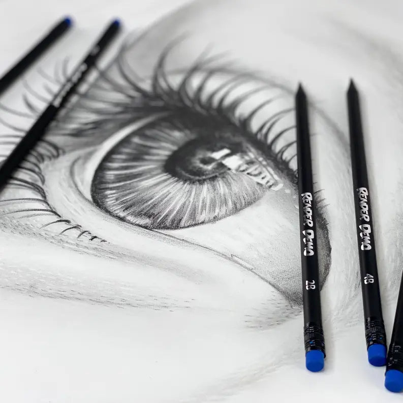 Premium Pencils Set Render Demo Design Studio