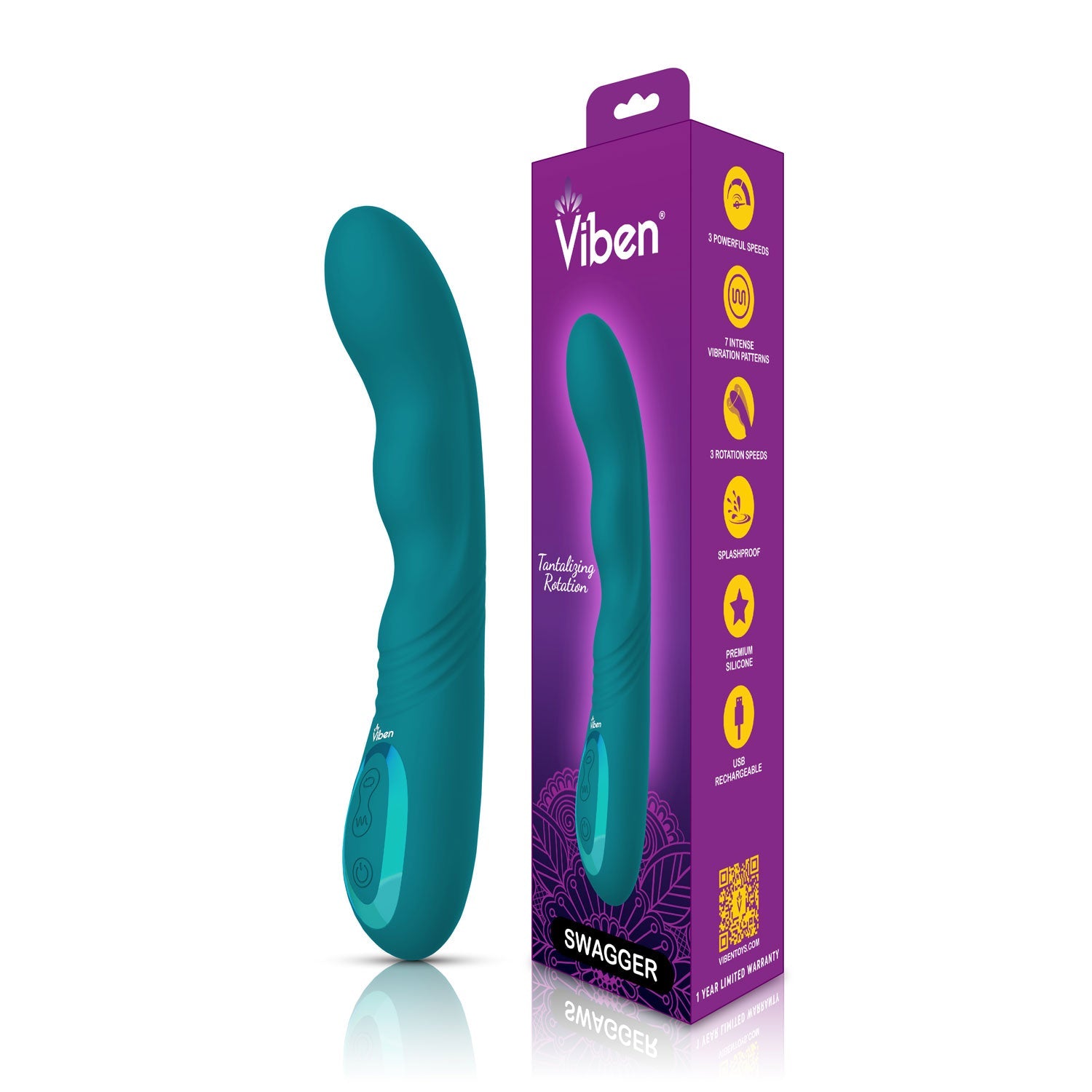 Presale Only - Swagger - Ocean - Wriggling G-Spot  Vibe - GreatEagleInc