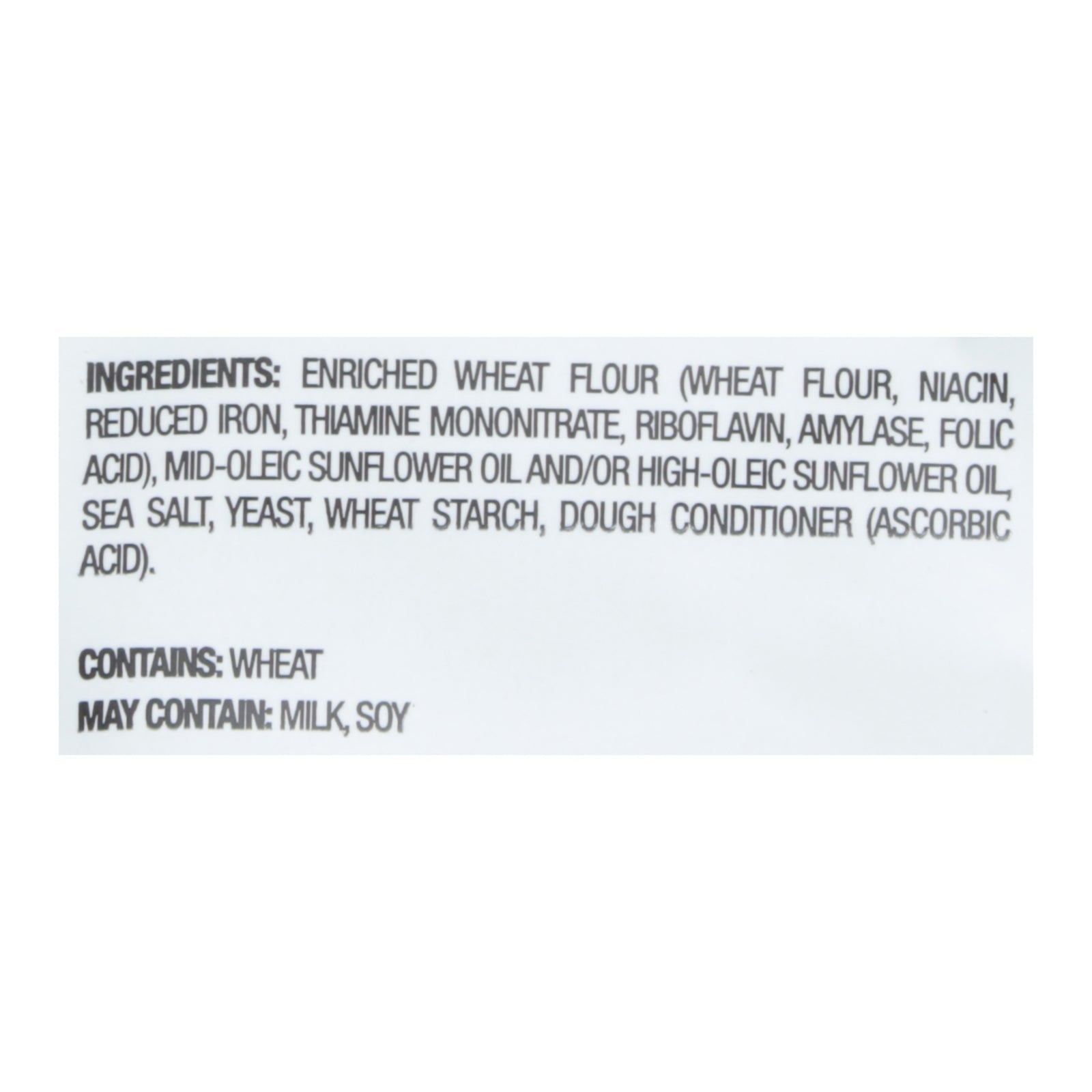 Pretzelized - Pita Chip Sea Salt - Cs Of 12-7 Oz Pretzelized
