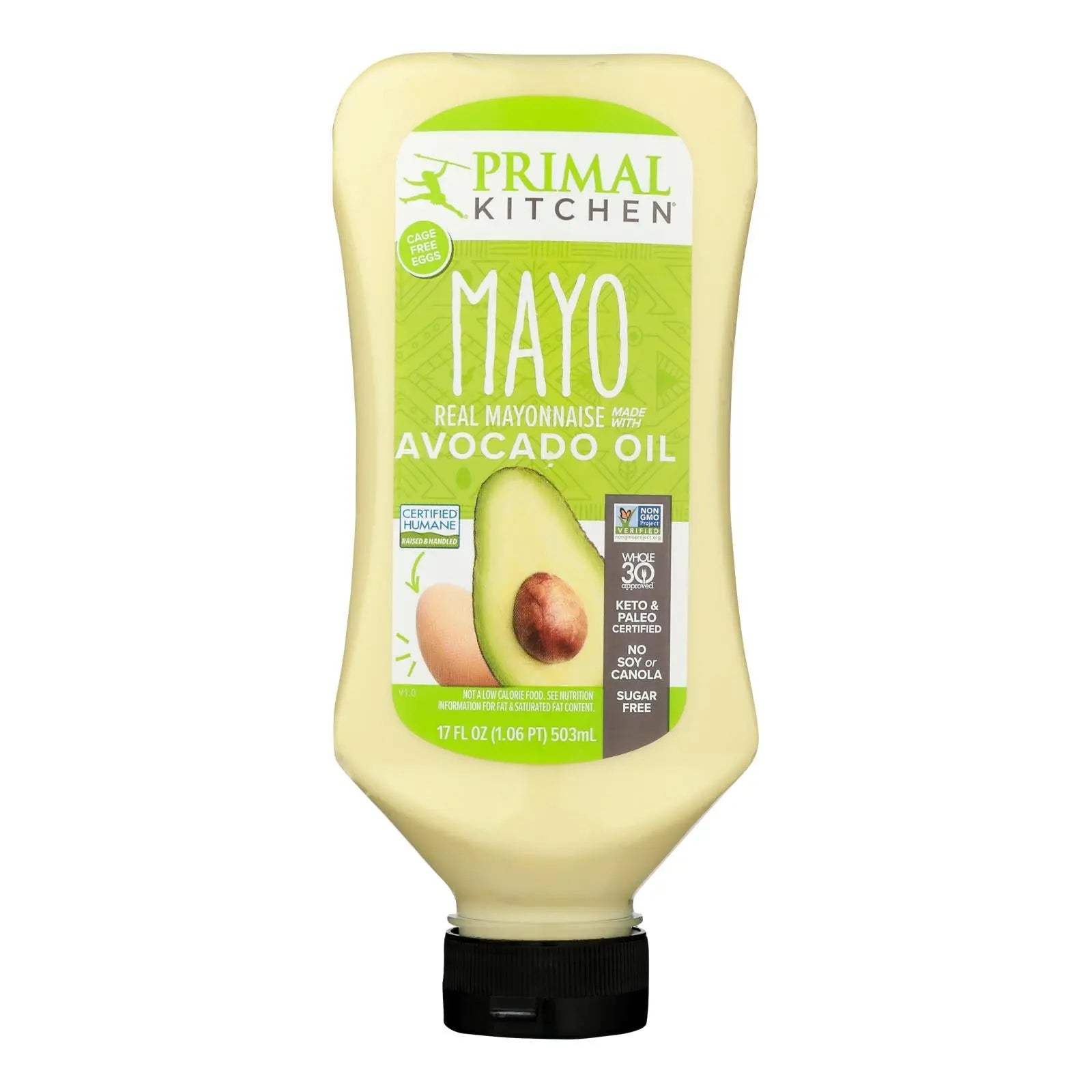 Primal Kitchen - Mayo Avocado Oil Squeeze - Case Of 6-17 Oz Primal Kitchen