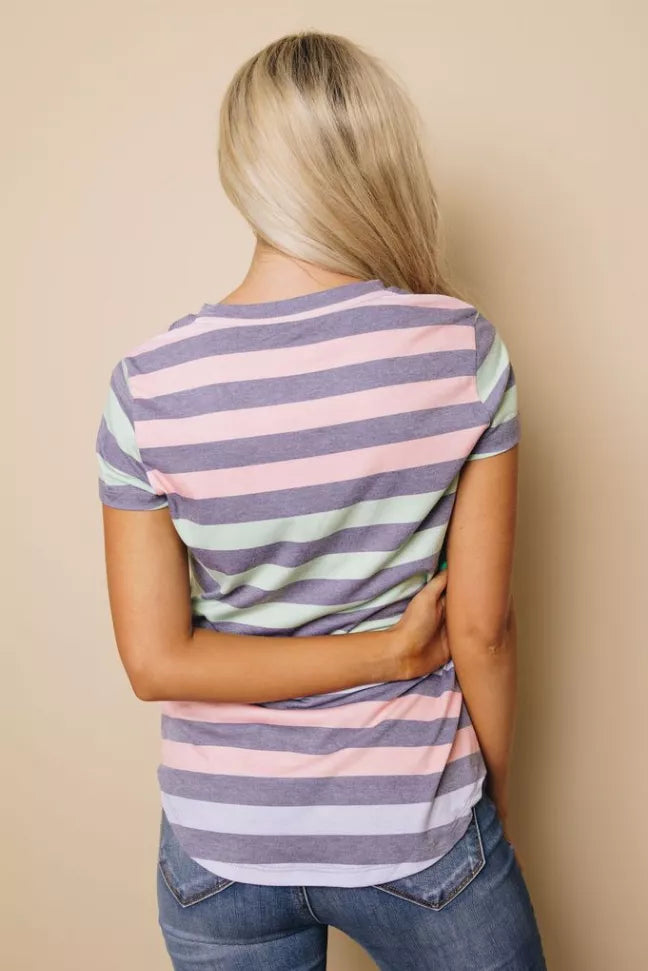 Principality Striped Top Stay Warm in Style