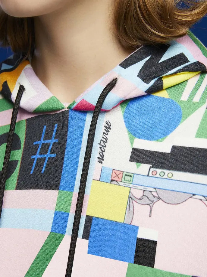 Print Oversized Sweatshirt Monique Store