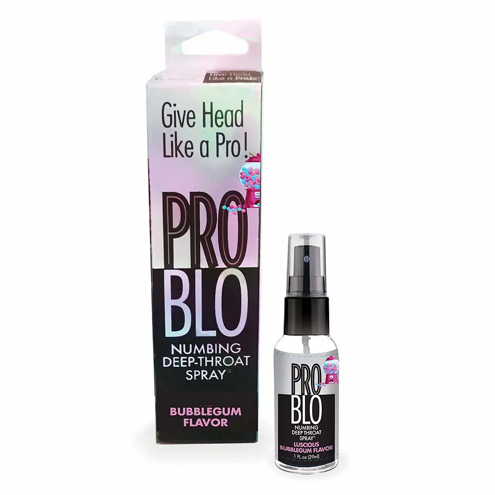 Pro Blo Deep Throat Spray Bubblegum 1oz Little Genie