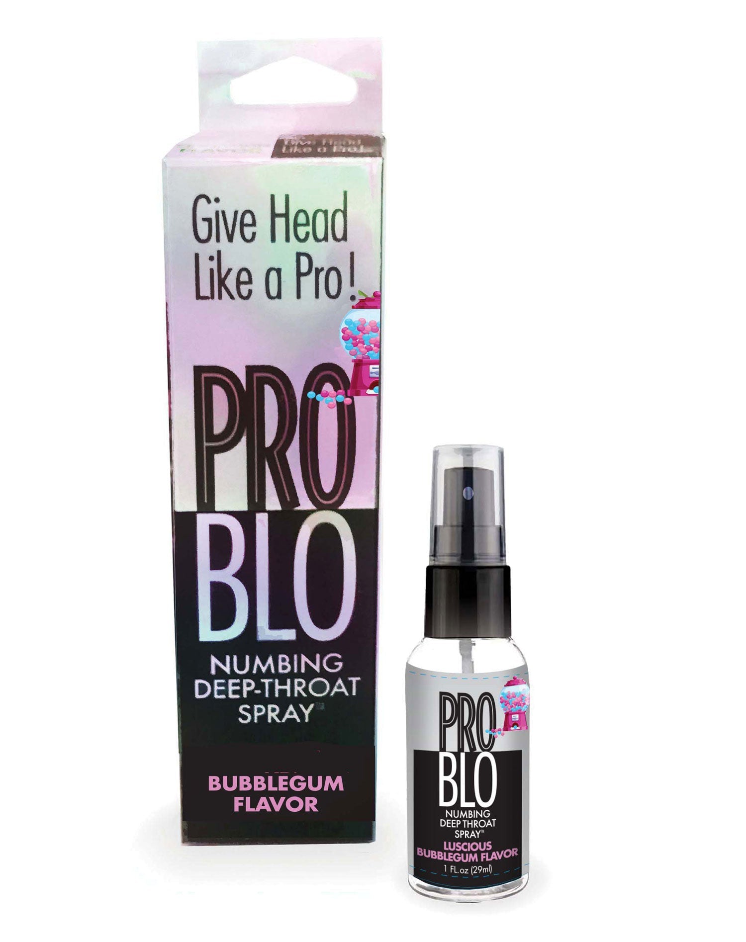 Pro Blo Throat Numbing Spray 1oz - Bubblegum Little Genie
