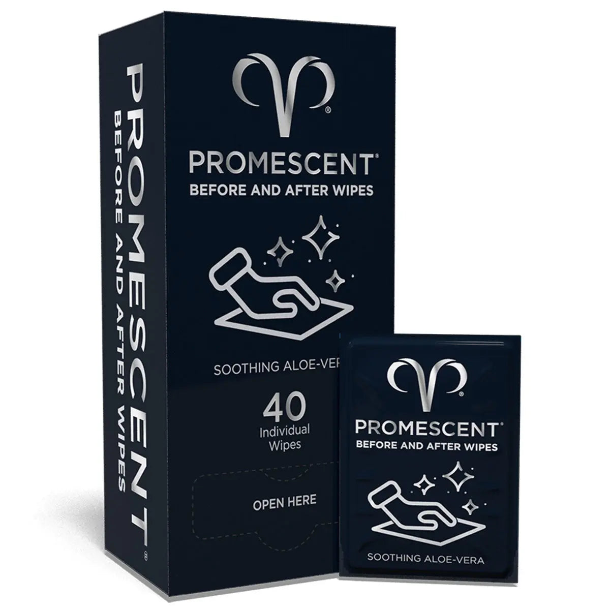 Promescent Before & After Wipes 40ct Promescent