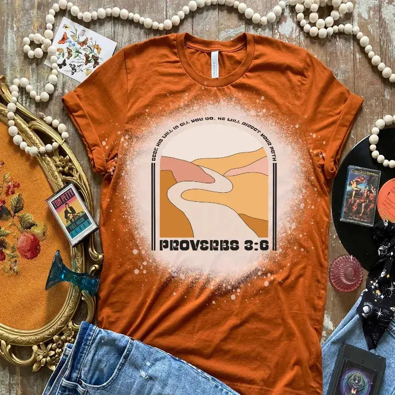 Proverbs 3:6 Shirt Bleached CK's Boutique