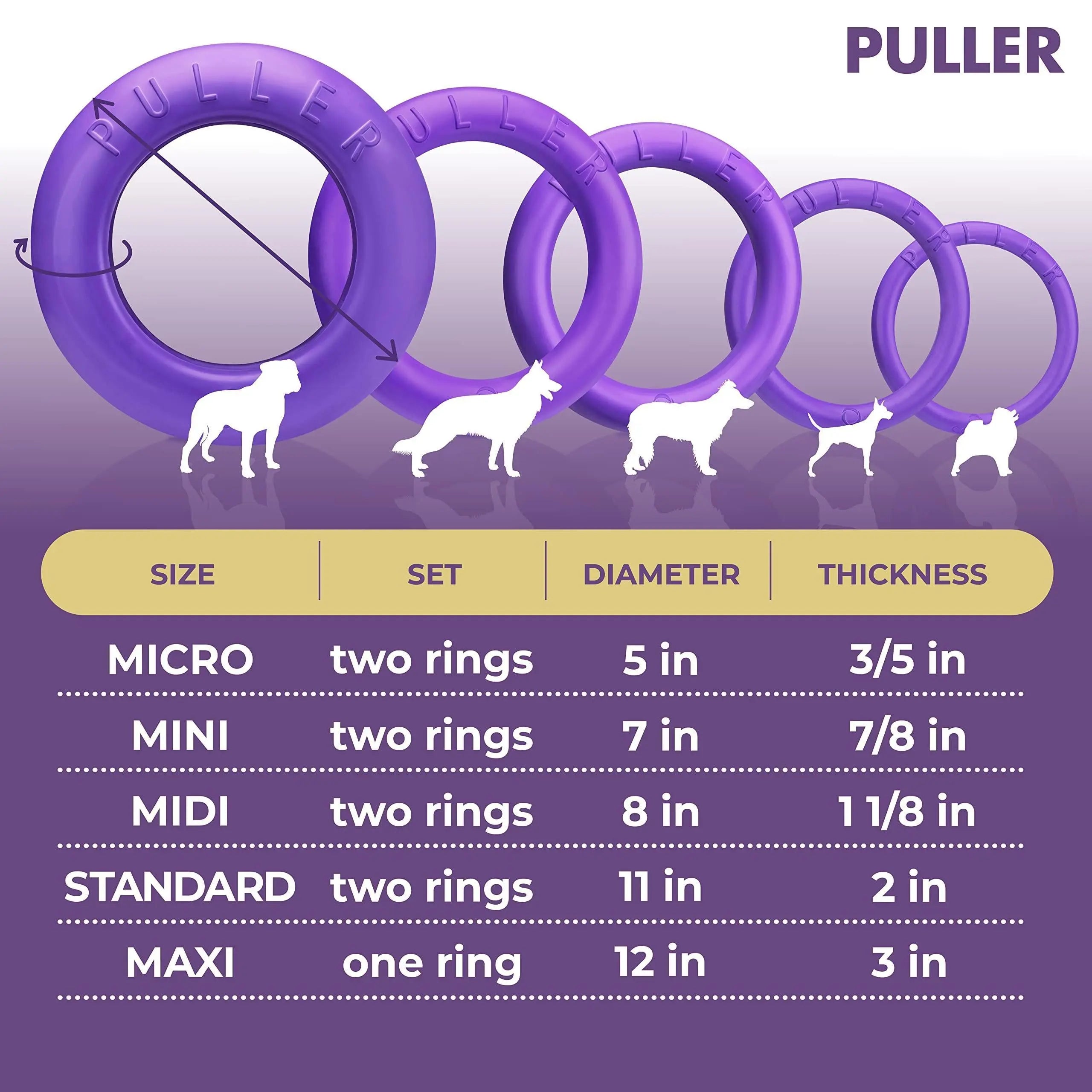 Puller Outdoor Dog Ring Toys   Dog Fetch Toy & Tug of War Dog Toy for Small Medium Large Dogs   Dog Ball & Soft Dog Frisbee Alt   Outside Dog Yard Toys   Big Dog Pull Toy   Best Dog Exercise Equipment Collar
