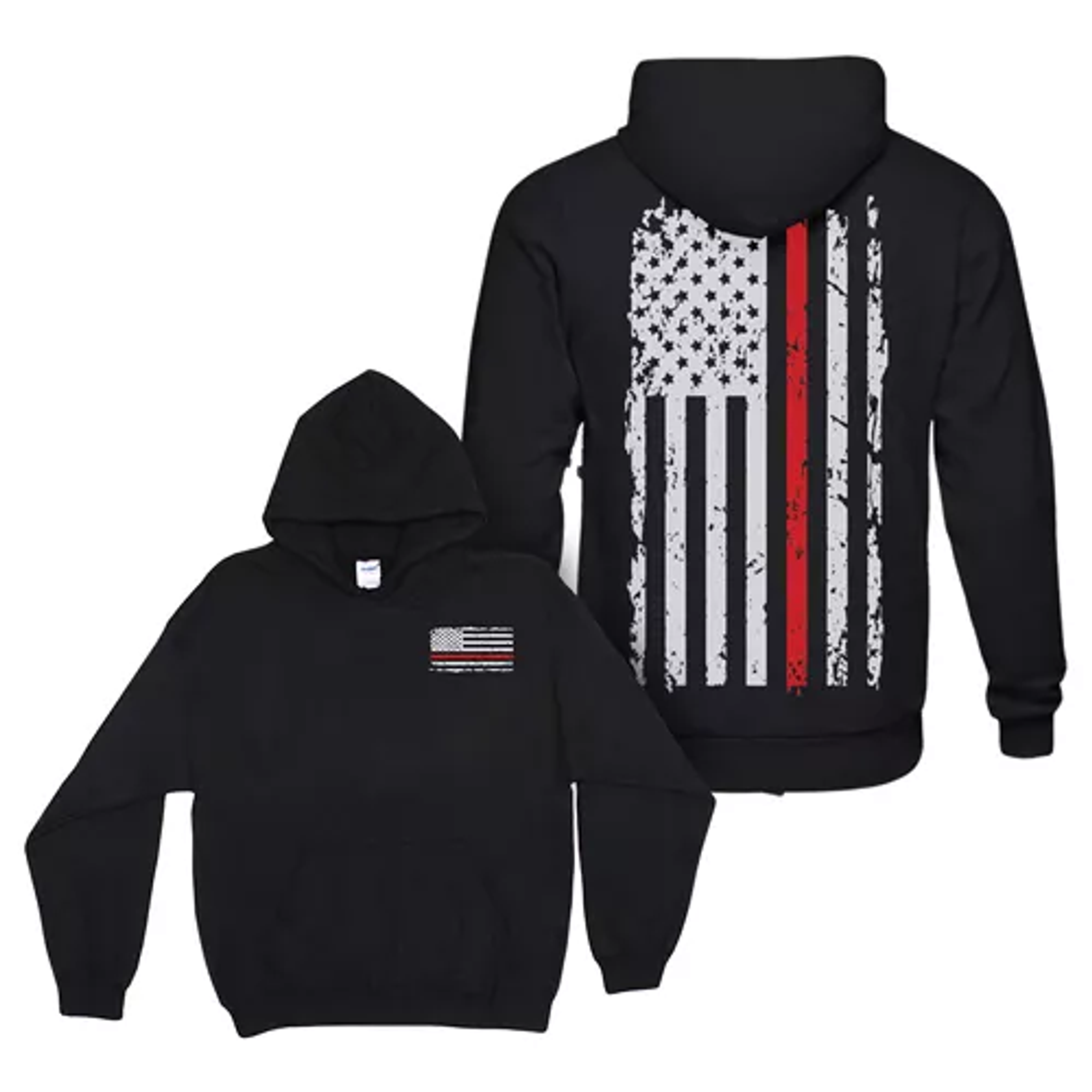Pullover/Hooded Vintage Red Line Black Fox Outdoor