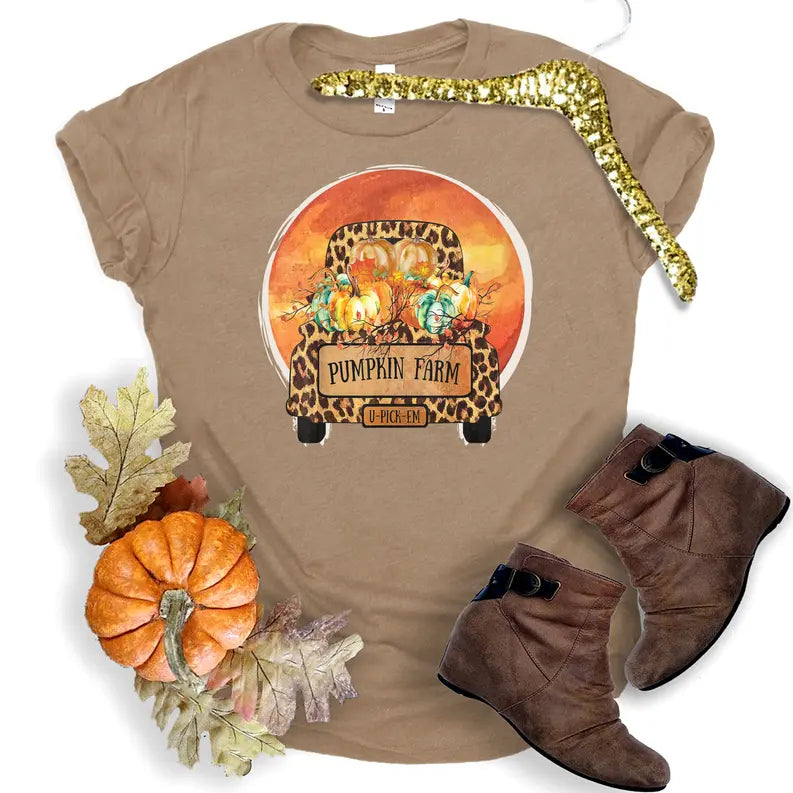 Pumpkin Farm Truck Tee Rebelle Tree