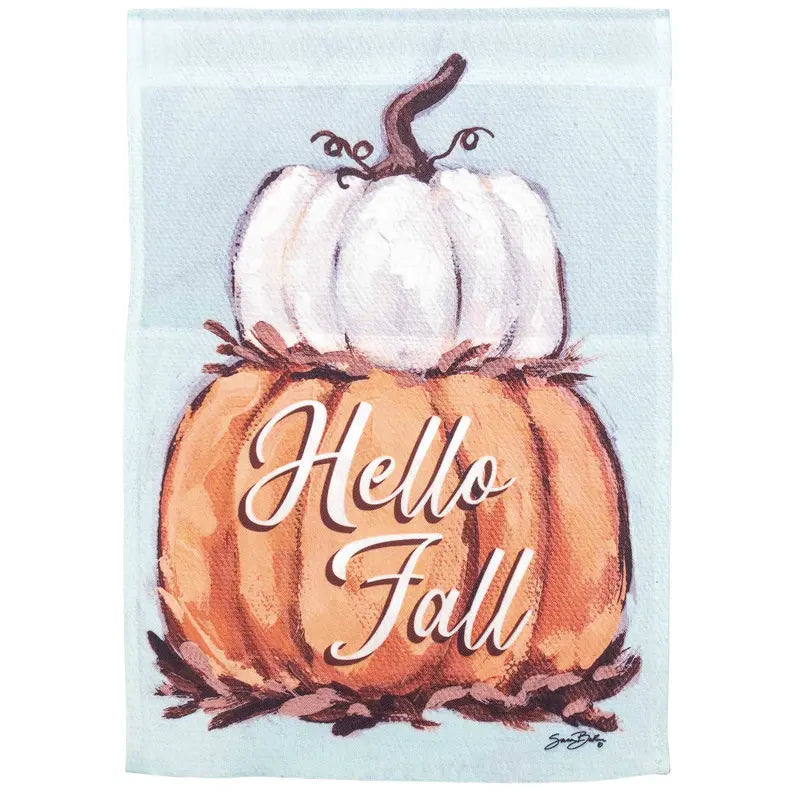 Pumpkin Stack Flag Poly Dicksons Inc