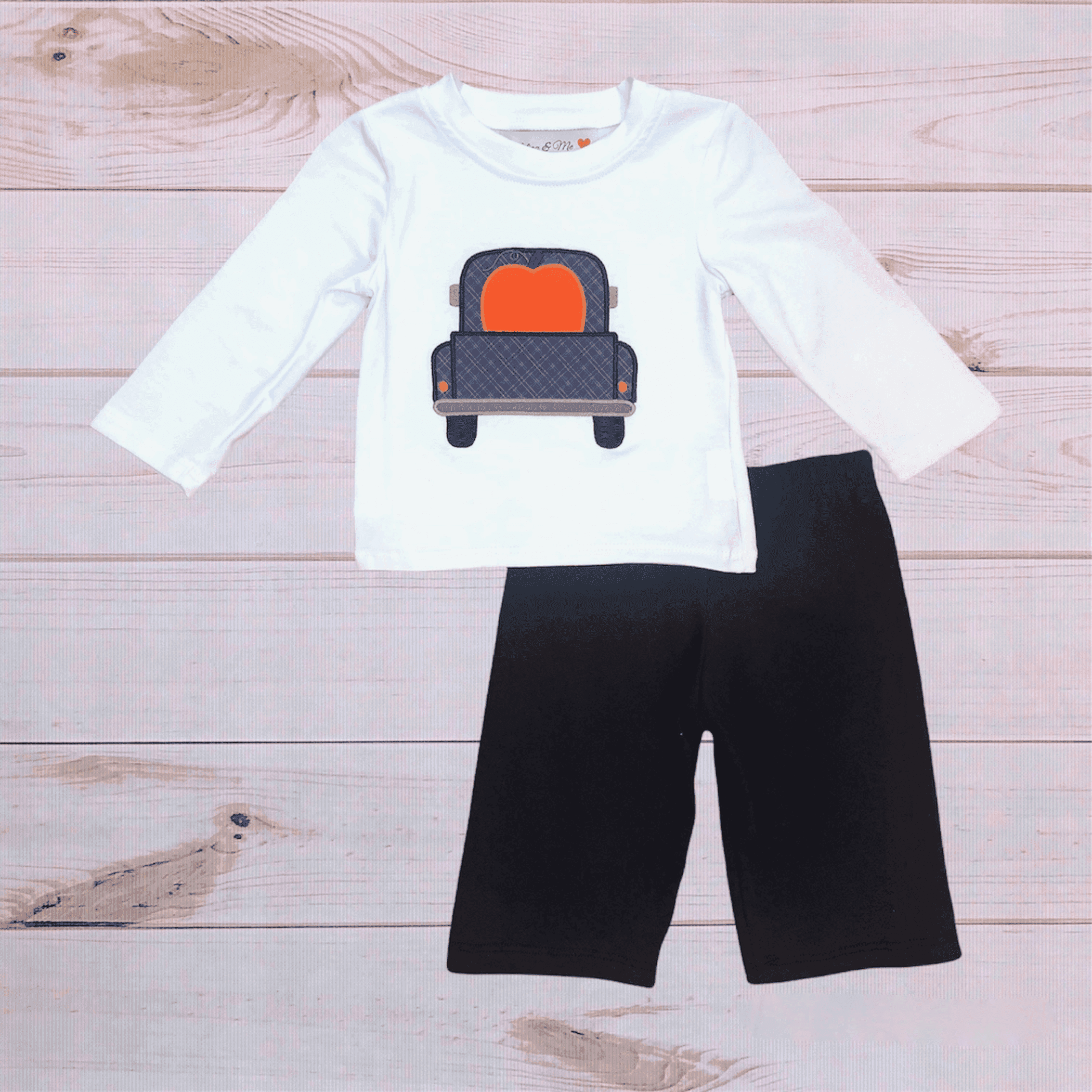 Pumpkin Truck Outfit Melina & Me