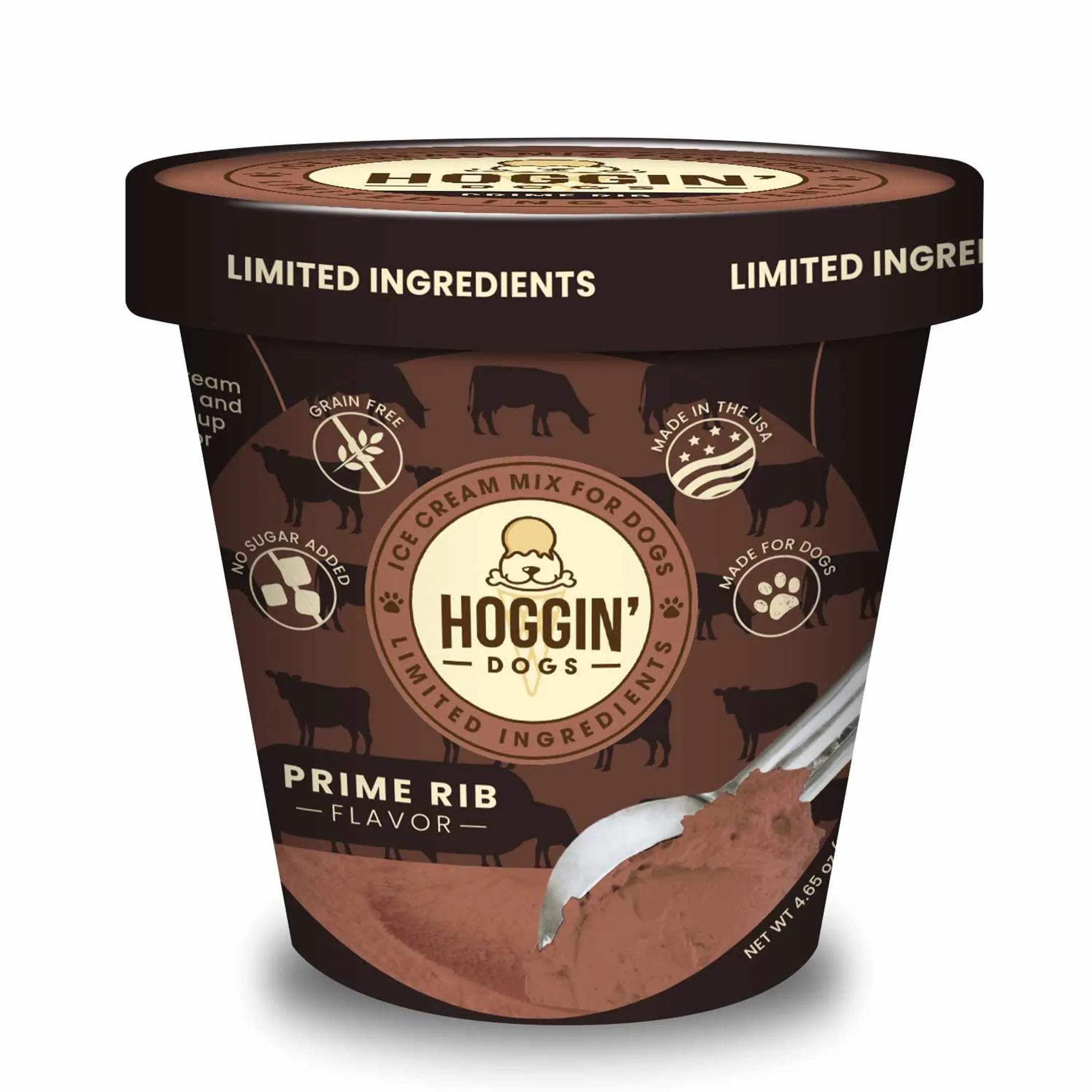 Puppy Cake Hoggin' Dogs Ice Cream Mix Prime Rib 4.65 oz Puppy Cake