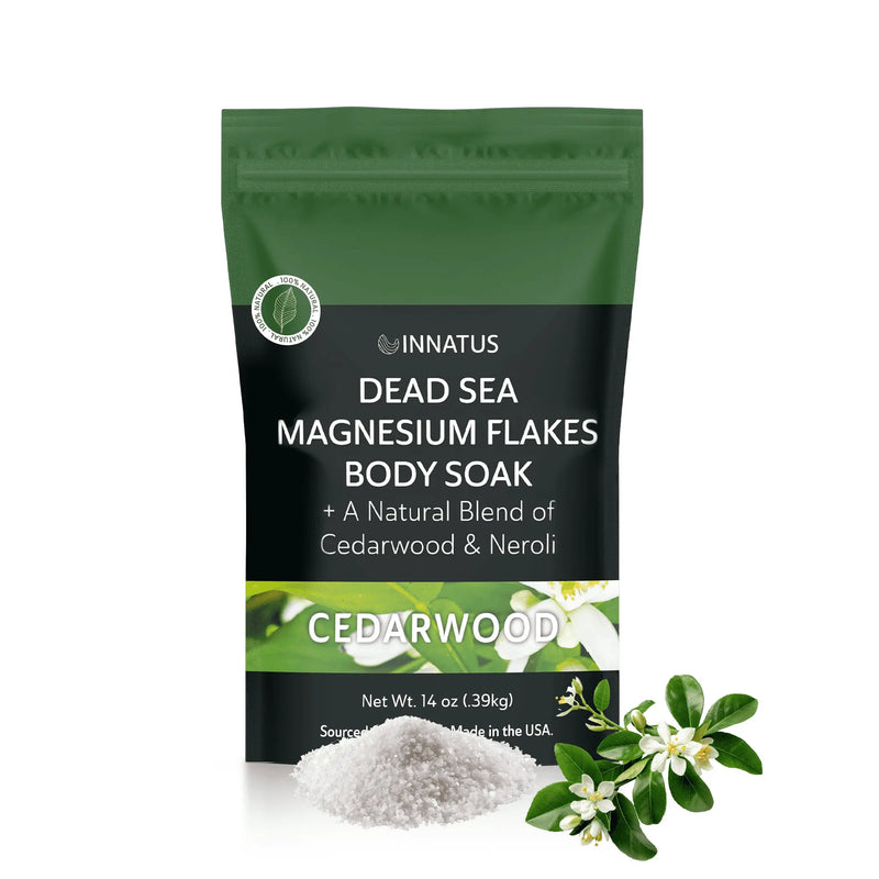 Pure Dead sea Magnesium Flakes Restful Cedarwood Soak Inattus