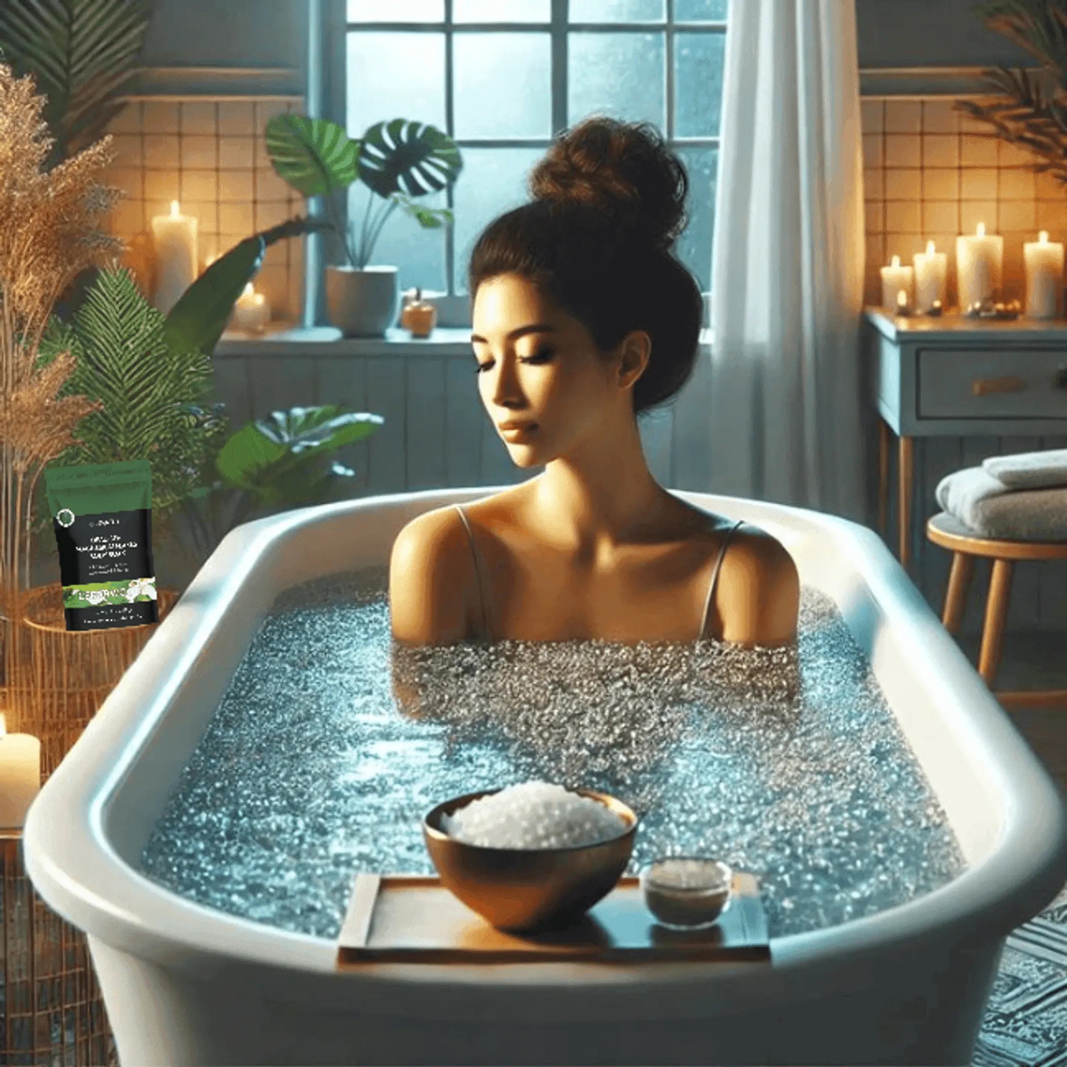 Pure Dead sea Magnesium Flakes Restful Cedarwood Soak Inattus