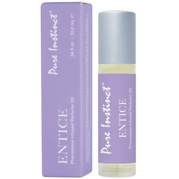 Pure Instinct Pheromone Infused Perfume Oil Entice .34fl Oz/10.2ml Classic Brands
