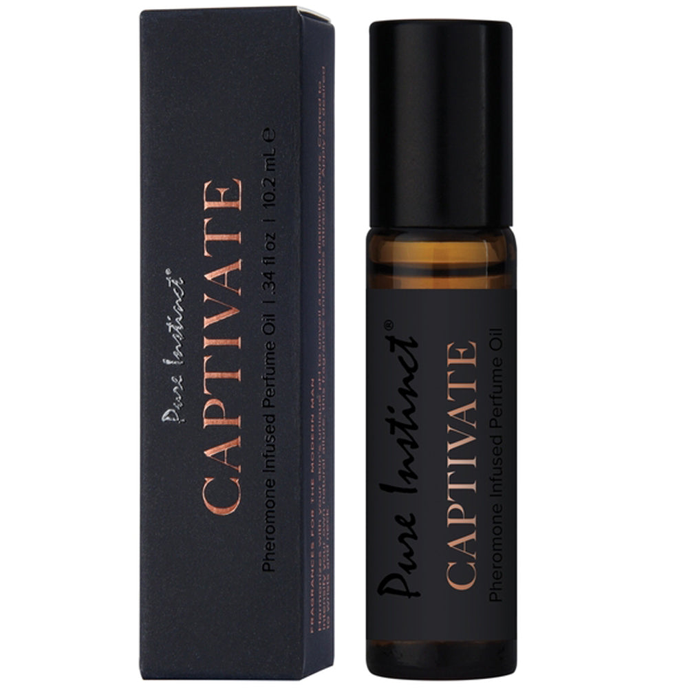 Pure Instinct Pheromone Perfume Oil Captivate 10ml 0.34oz Classic Brands