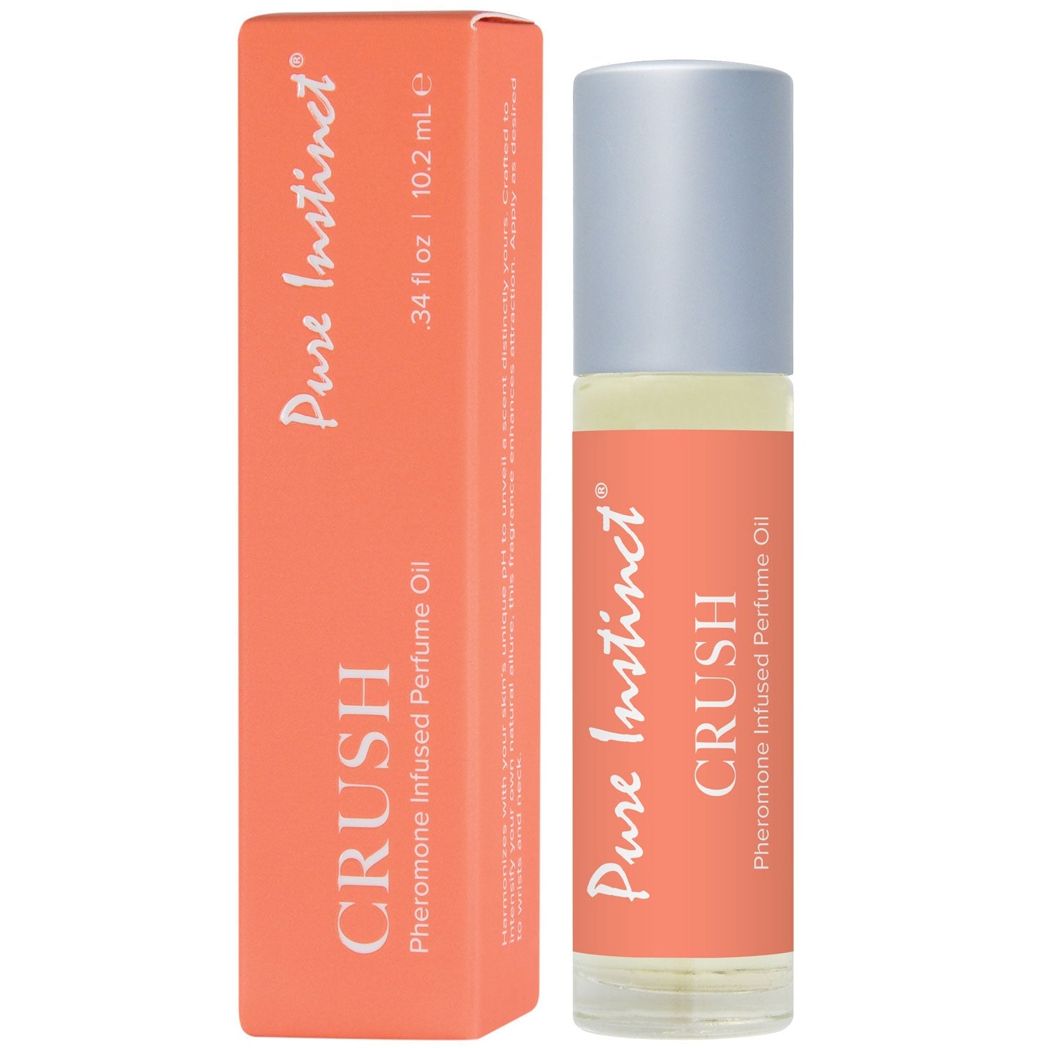 Pure Instinct Pheromone Perfume Oil Crush Roll  on 10.2 ml 0.34 ml Classic Brands