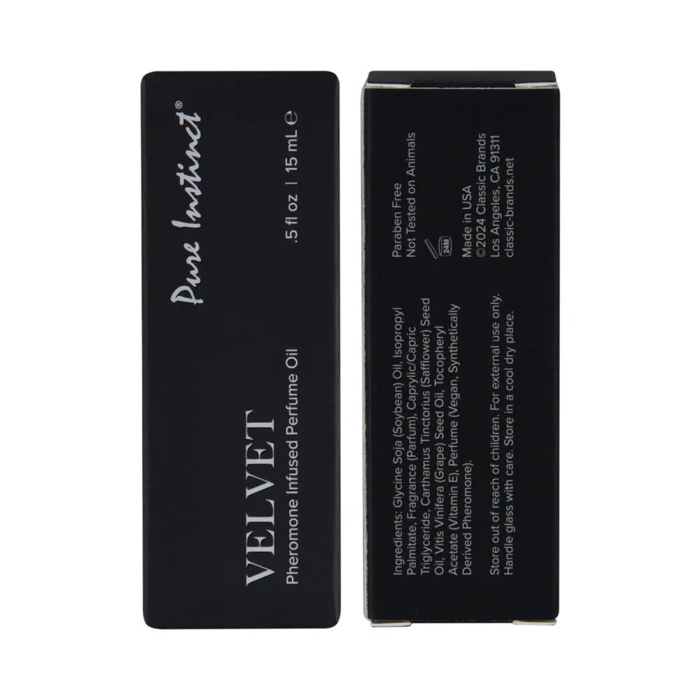 Pure Instinct Pheromone Perfume Oil Velvet 0.5oz Classic Brands