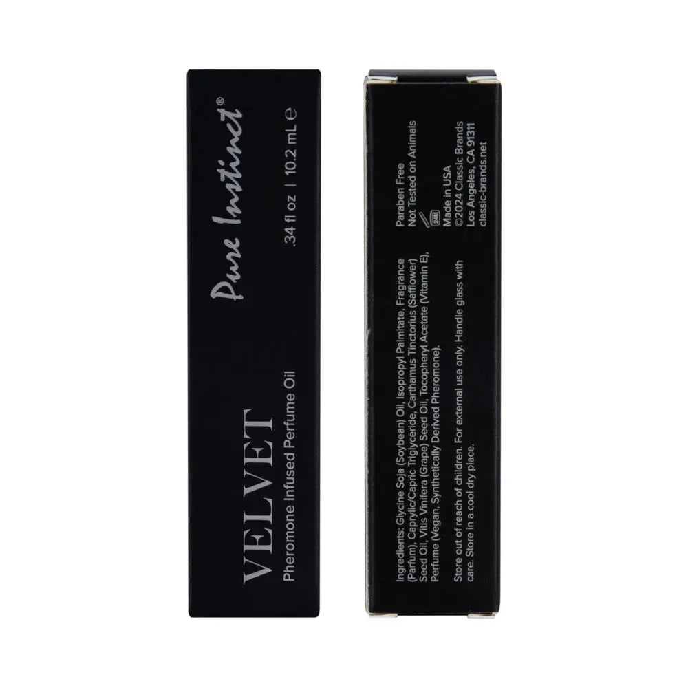Pure Instinct Pheromone Perfume Oil Velvet Roll-On 0.34 oz. - GreatEagleInc