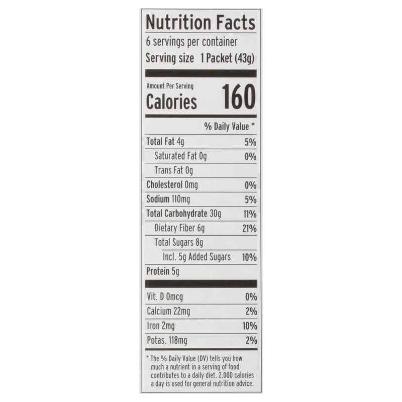 Purely Elizabeth - Sugar Free Oatmeal Banana Nut - Case Of 6-9.12 Oz Purely Elizabeth