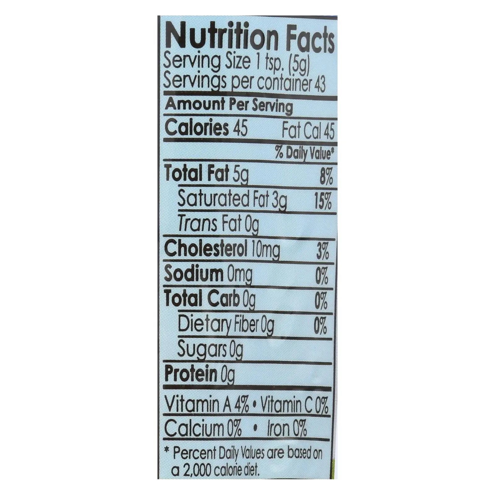 Purity Farms Ghee - Clarified Butter - Case Of 12 - 7.5 Oz. Purity Farms