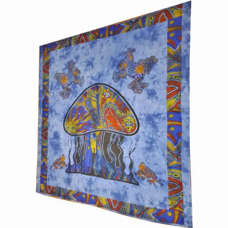 Purple Celtic Tree Of Life Tapestry Wild Lotus
