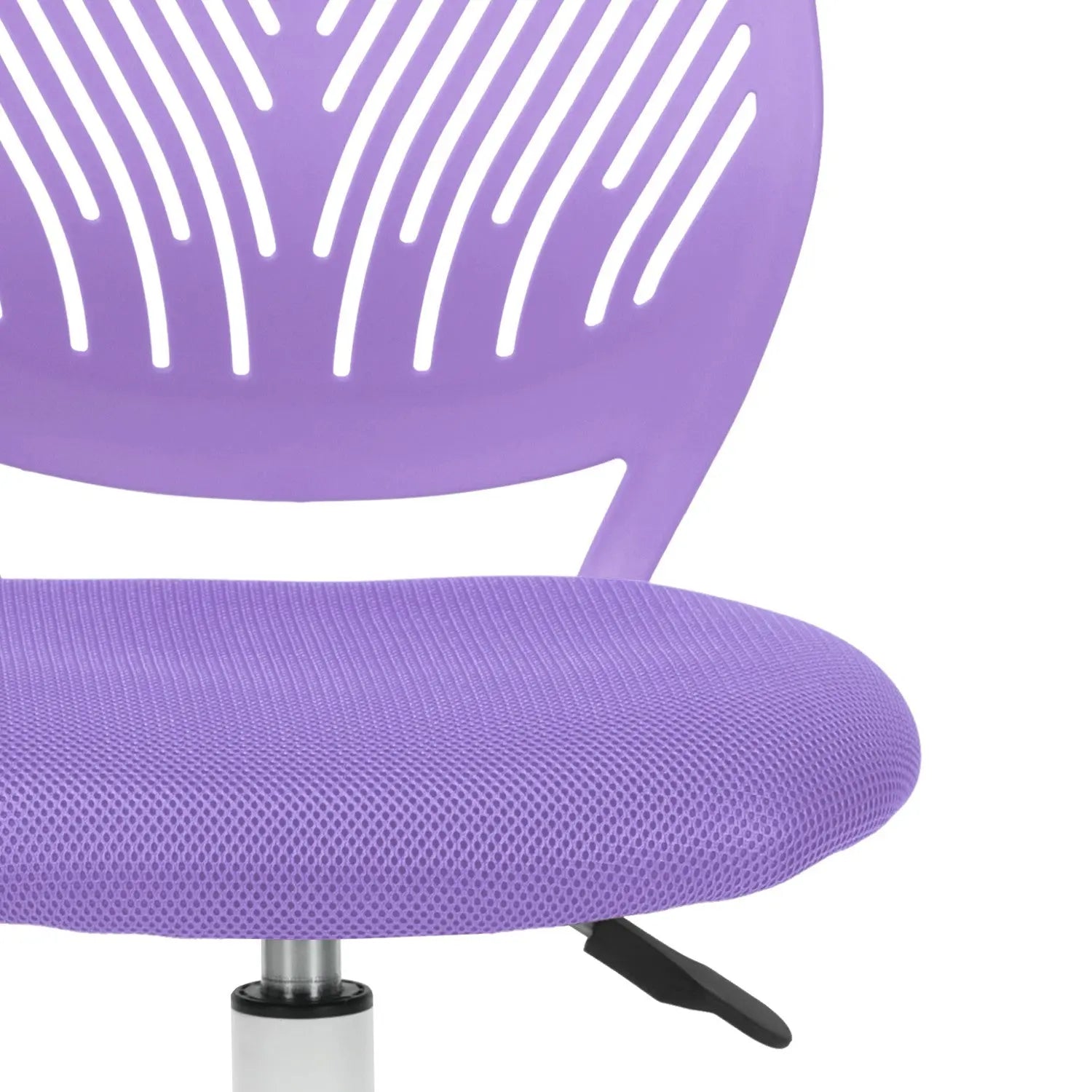 Purple and White Adjustable Height Swivel Rolling Office Chair Homeroots Office