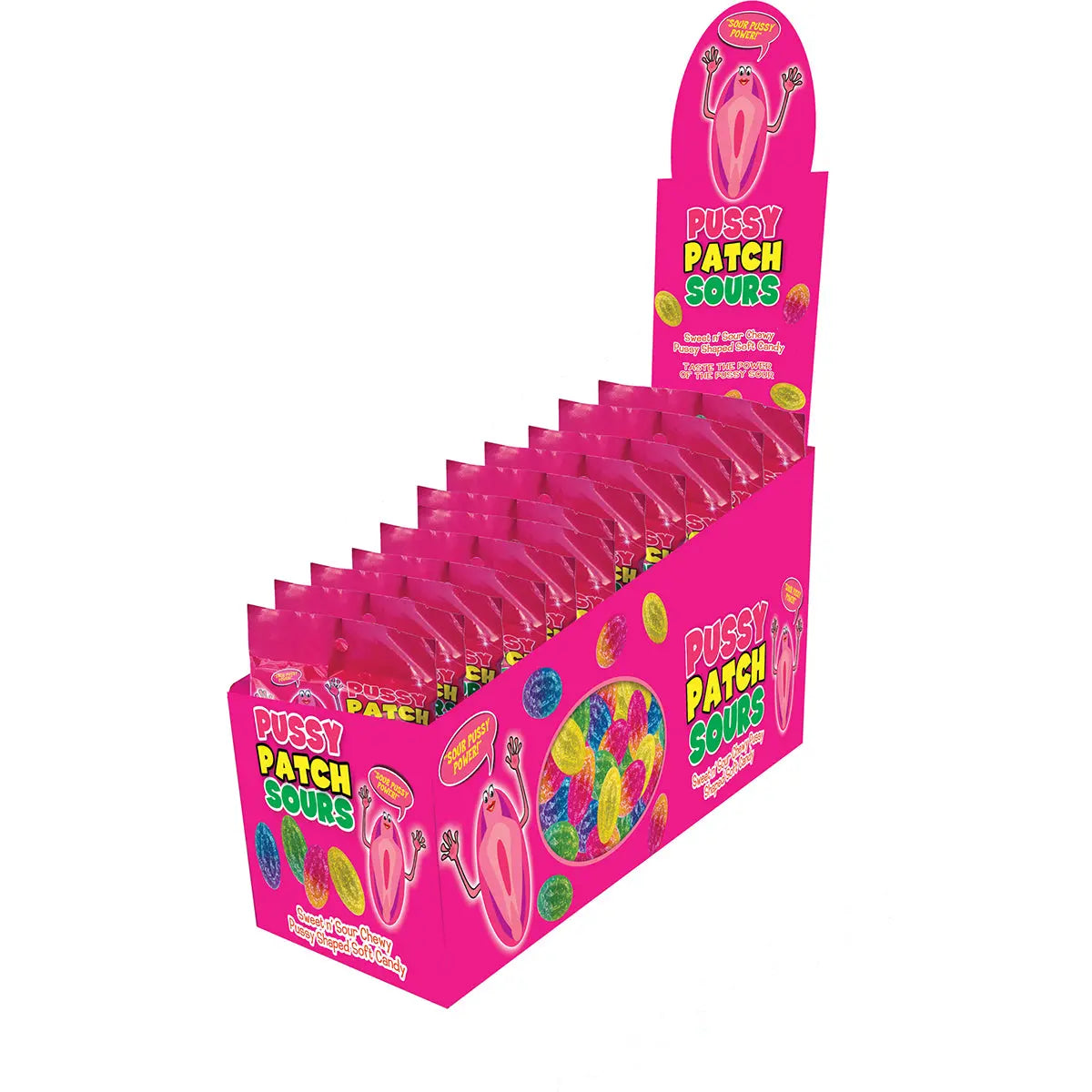 Pussy Patch Sours 12pk Display Hott Products