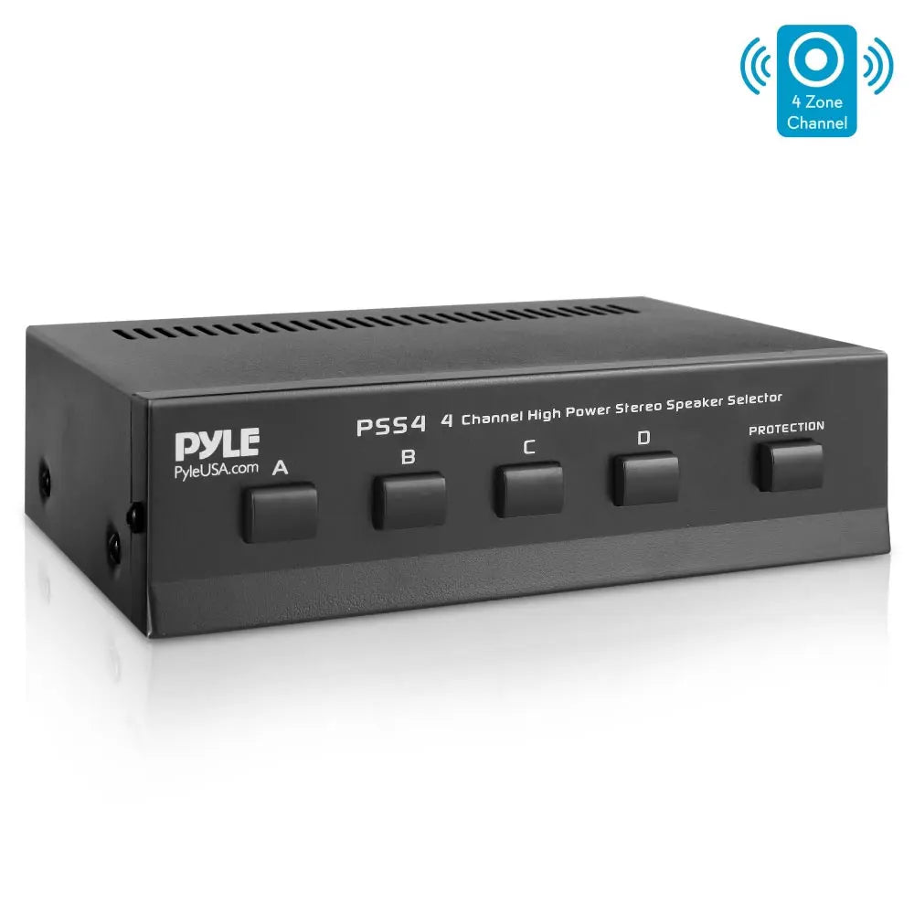 Pyle 4 Channel Stereo Home Theater Speaker Selector Pyle